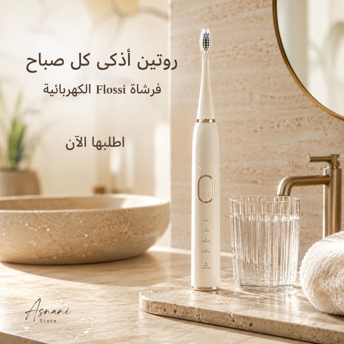 فرشاة أسنان كهربائية (flossi)