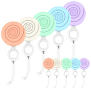 2-in-1 aligner remover and chewing tool lollipop-shaped