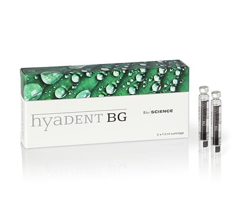 هايدنت بي جي (hyaDENT BG) - جل حمض الهيالورونيك لجراحة الأسنان