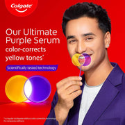 Colgate Visible White Purple Teeth Whitening Serum, 40ml