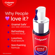 Colgate Visible White Purple Teeth Whitening Serum, 40ml