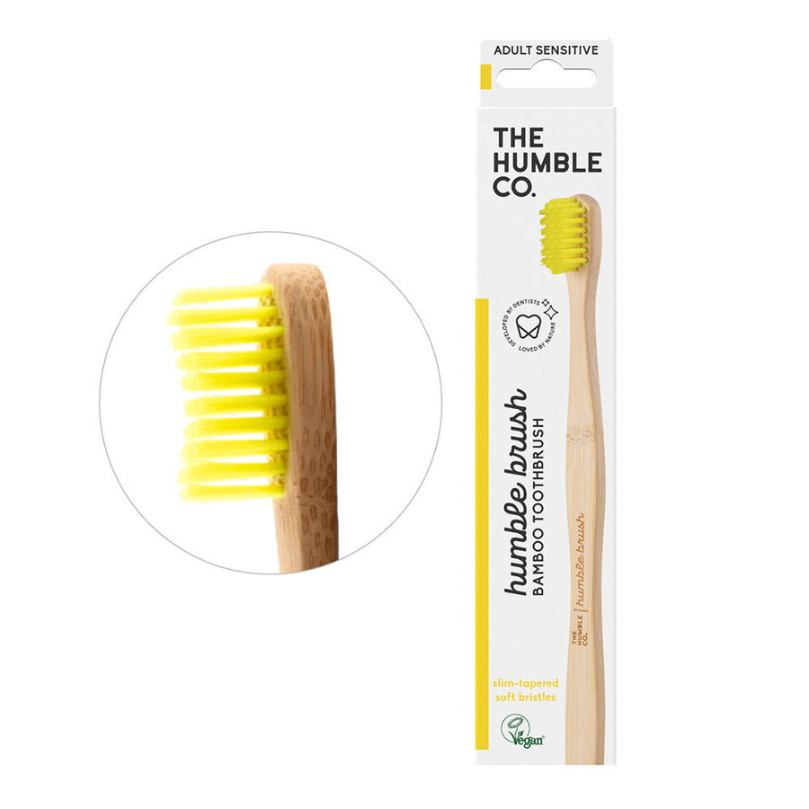 فرشاة ذا هامبل كو – للكبار باللون الأصفر – الحساسة #520