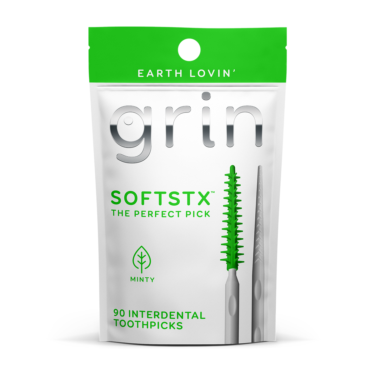 Grin Softstx، أعواد أسنان لطيفة، 90 قطعة #823